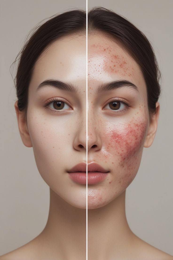 Damaged skin barrier