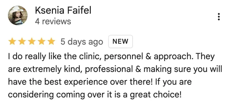 Ksenia Faifel — Google review