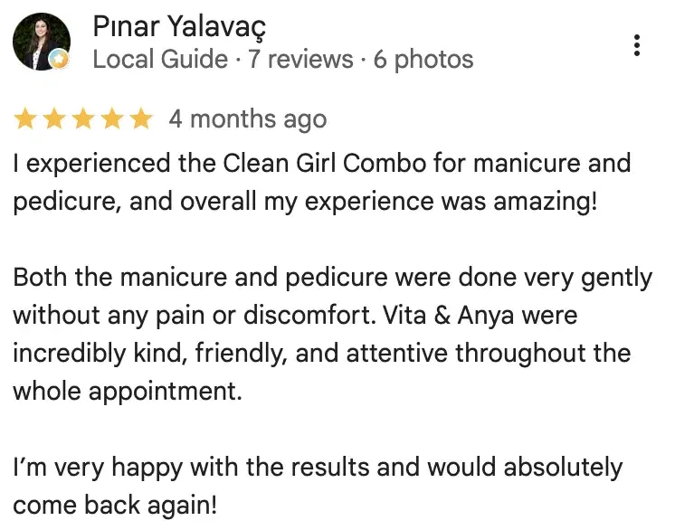 Pınar Yalavaç — Google review