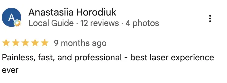 Anastasiia Horodiuk — Google review