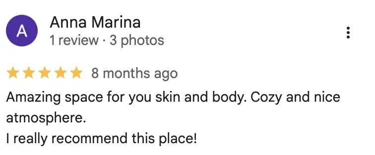 Anna Marina — Google review