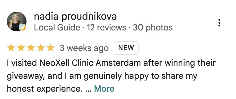 Nadia Proudnikova — Google review