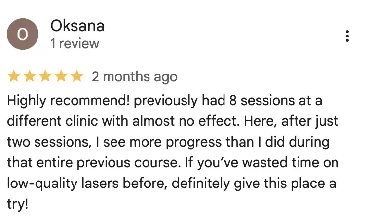 Oksana — Google review