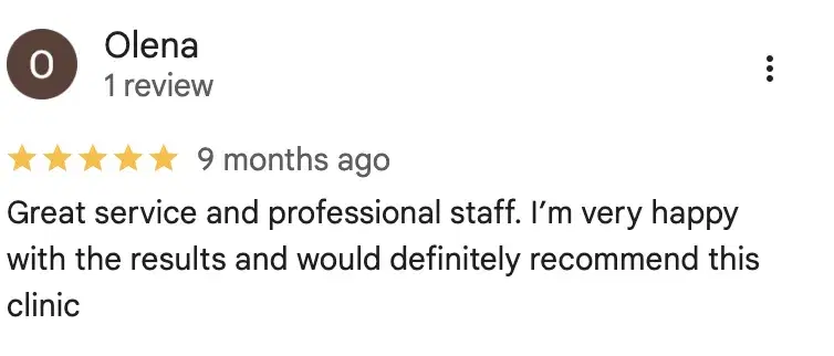 Olena — Google review