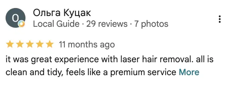 Olha Kutsak — Google review