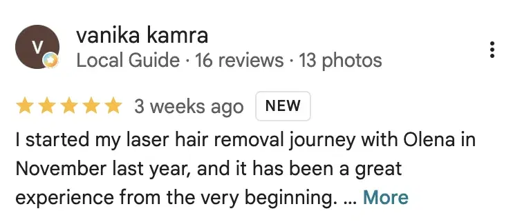 Vanika Kamra — Google review