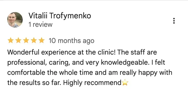 Vitalii Trofymenko — Google review