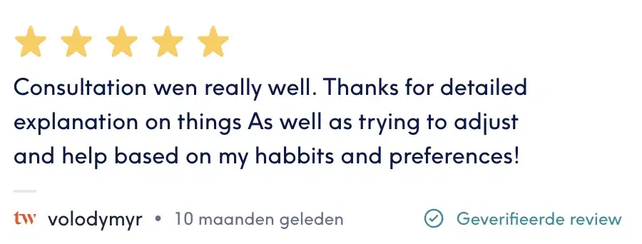 Volodymyr — Treatwell review